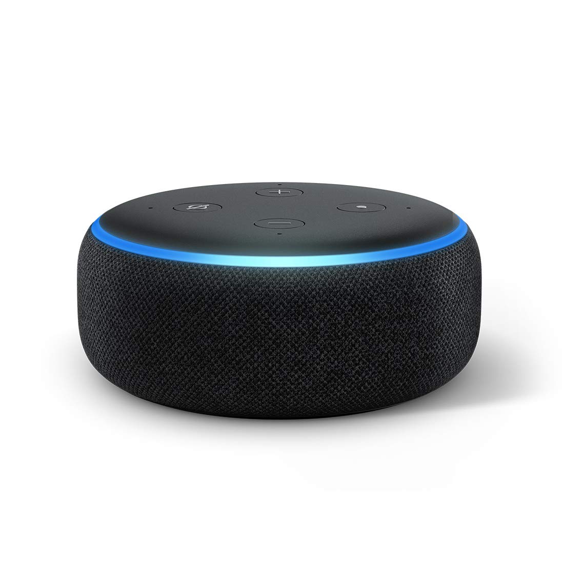 Echo Dot (3rd Gen) – New and improved smart speaker with Alexa (Black)