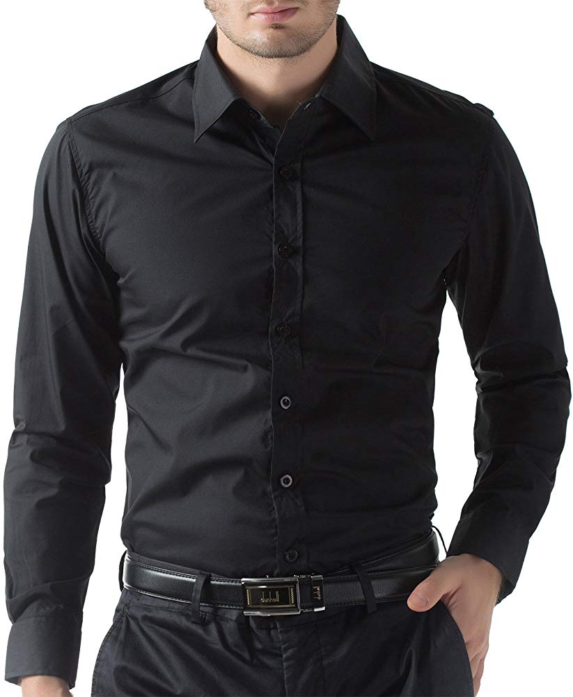 IndoPrimo Men's Latest Cotton Casual Shirt Full Sleeve Formal Shirt for Men