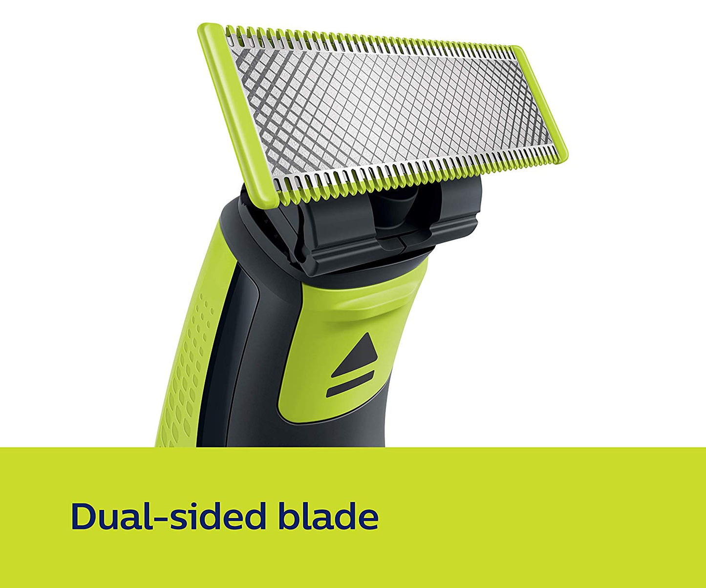 Philips QP2525/10 OneBlade Hybrid Trimmer and Shaver with 3 Trimming Combs (Lime Green)