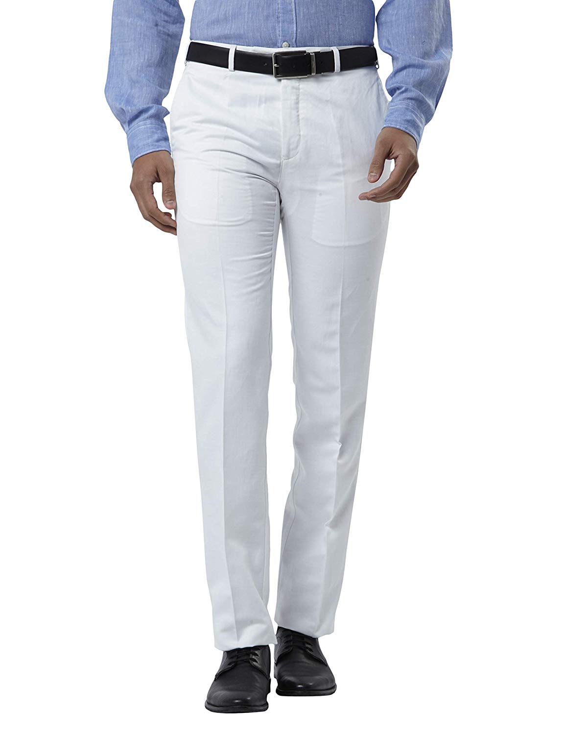 Raymond Men's Relaxed Fit Formal Trousers 123 test