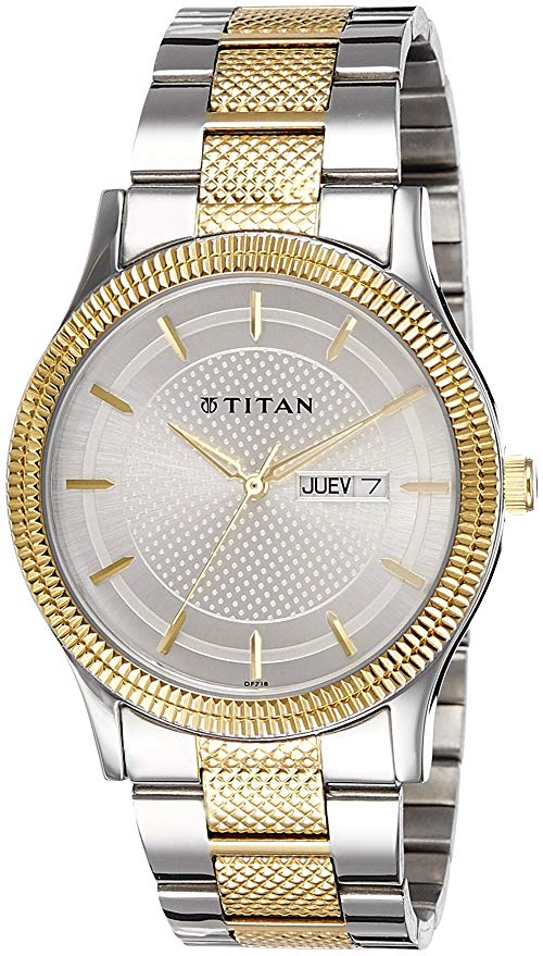 Titan Octane Analog Silver Dial Men's Watch -NK1650BM03