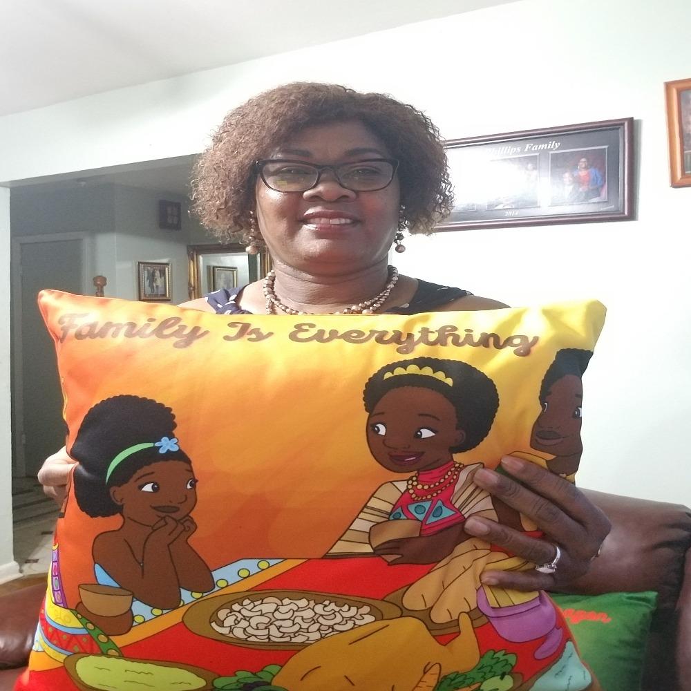 Family Is Everything Basic Throw Pillow