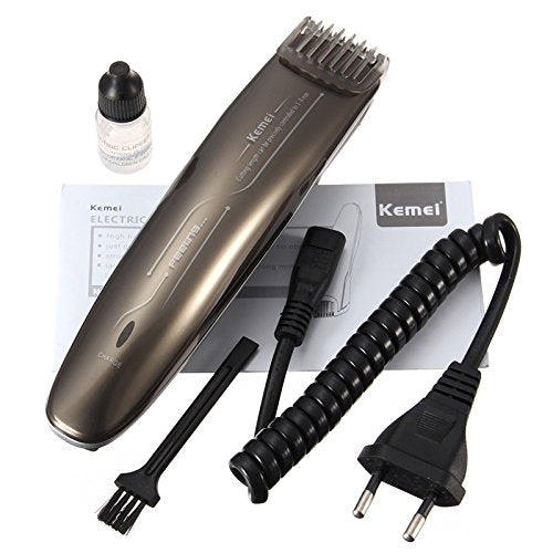 Kemei KM-2013 Rechargeable Beard and Moustache Hair Clipper  for Men (Multicolor)
