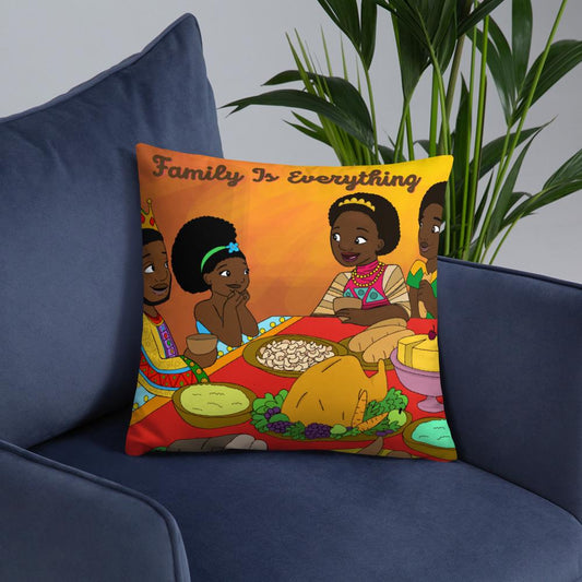 Family Is Everything Basic Throw Pillow