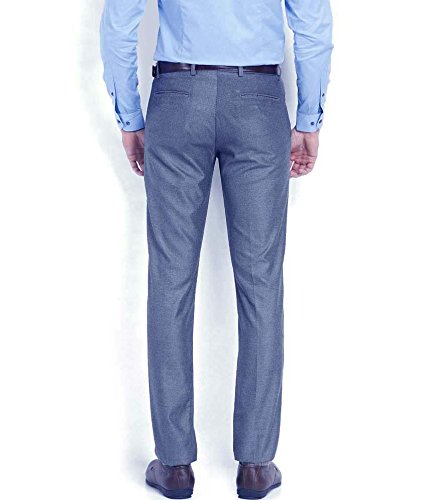 AD & AV Men's Formal Trouser (GDBLUE_130_AA) - Blue