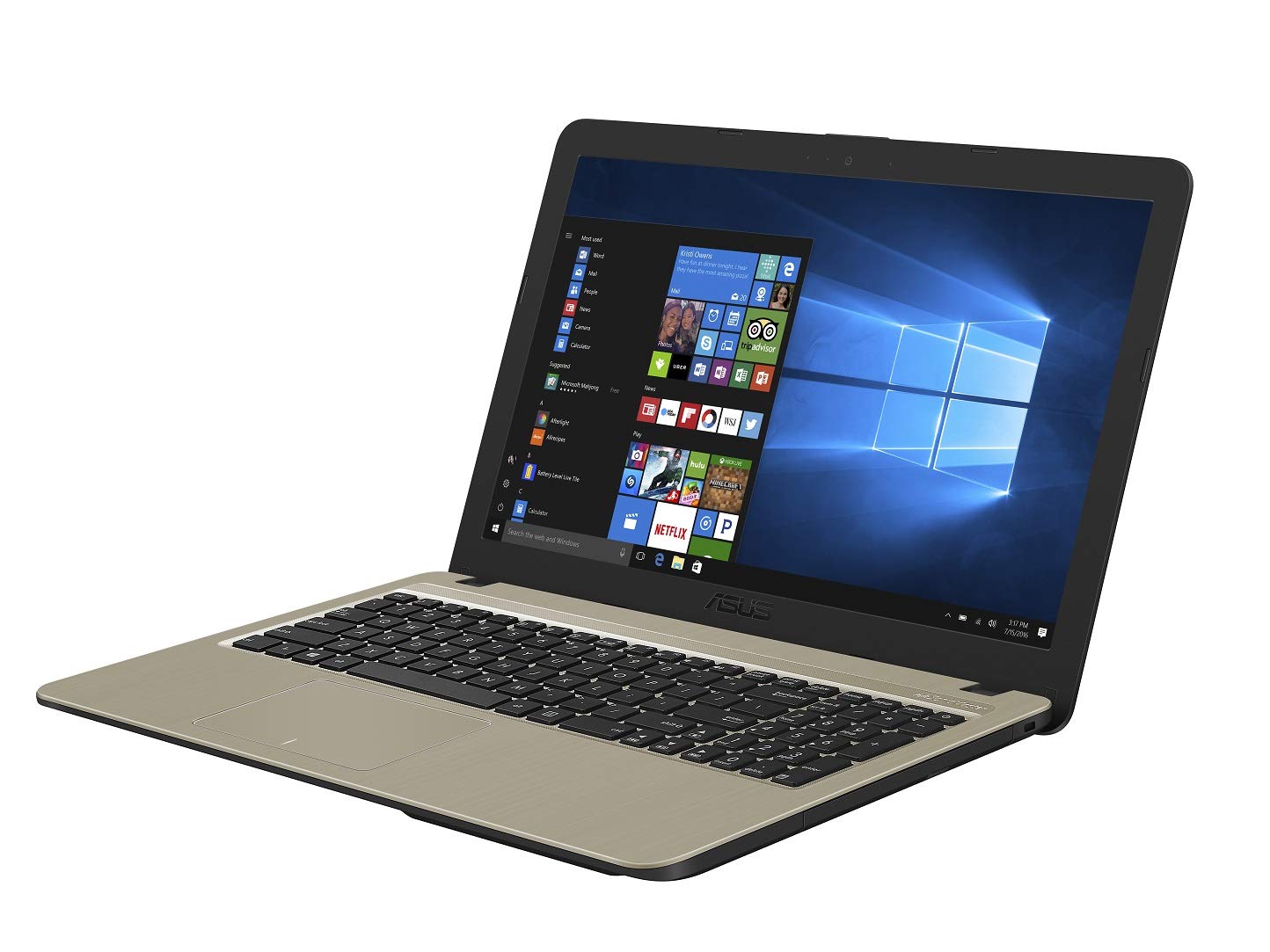 ASUS VivoBooK Intel Celeron N4000 15.6-inch Laptop (4GB/500GB HDD/Windows 10/Chocolate Black/2 Kg), X540MA-GQ024T