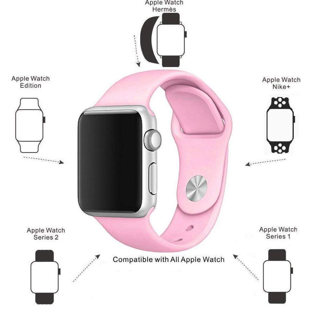 Mobielectrocart Smart Watch A1 Bluetooth Smartwatch Compatible with All Mobile Phones for Boys and Girls (Pink)